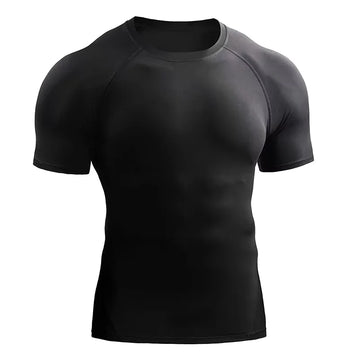 KOVYQ Men's Compression Training Tee | Quick-Dry Sport Shirt