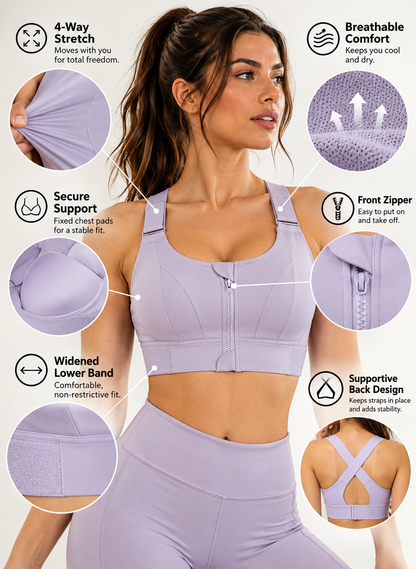 Women's CoreSculpt™ Zip-Front Compression Top