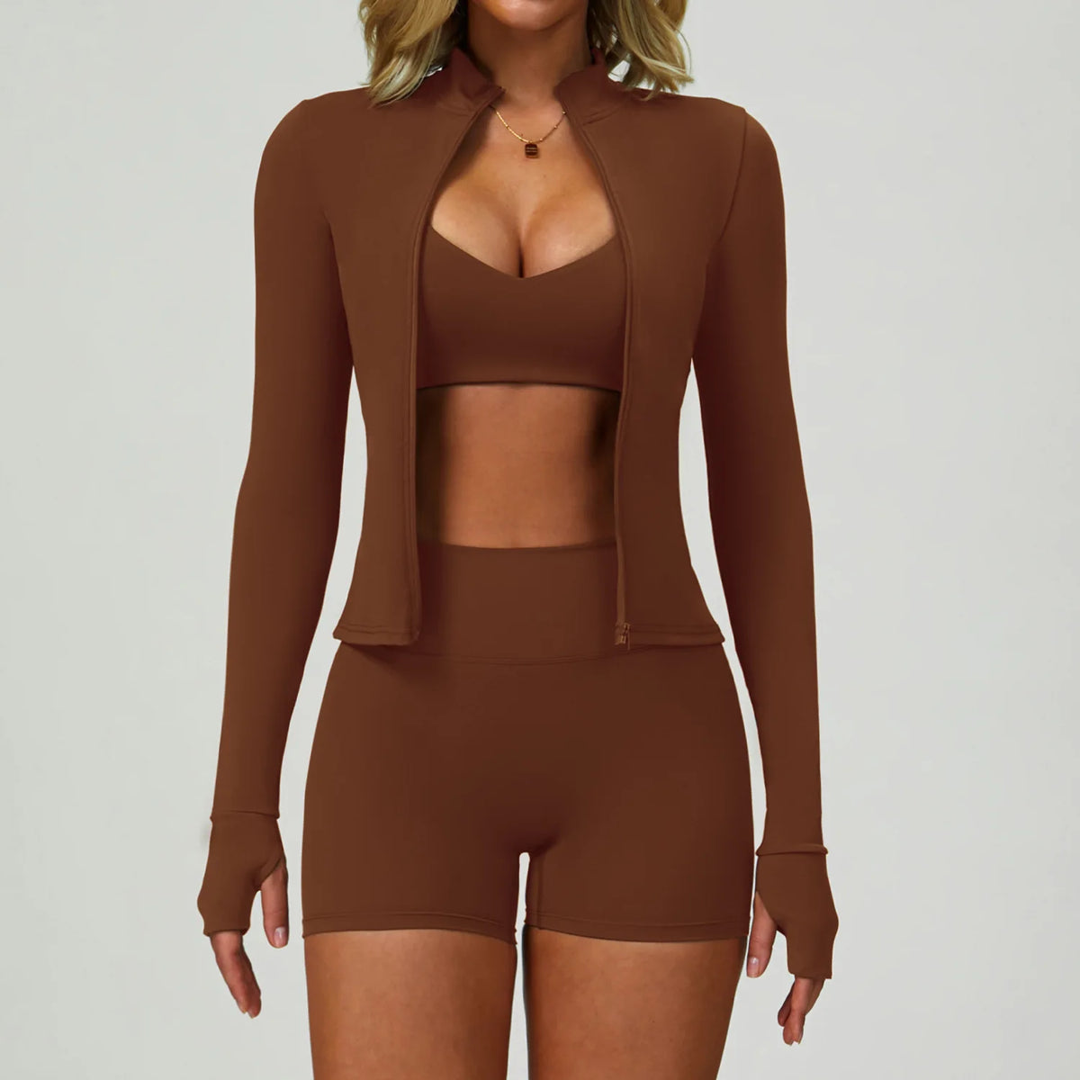 KOVIQ Motion Long-Sleeve Shorts Set