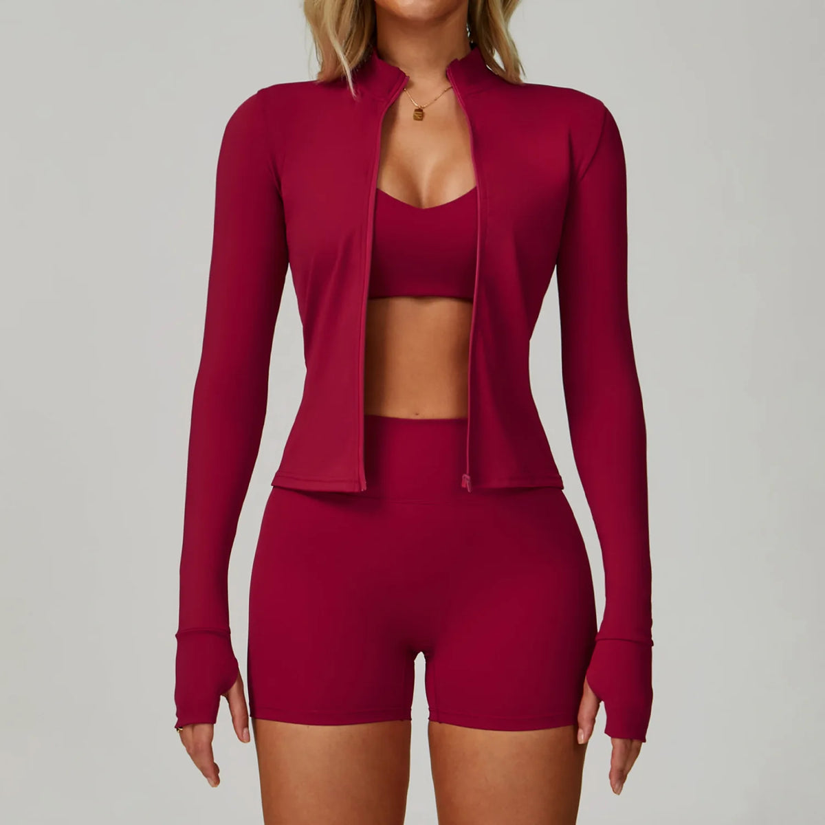 KOVIQ Motion Long-Sleeve Shorts Set