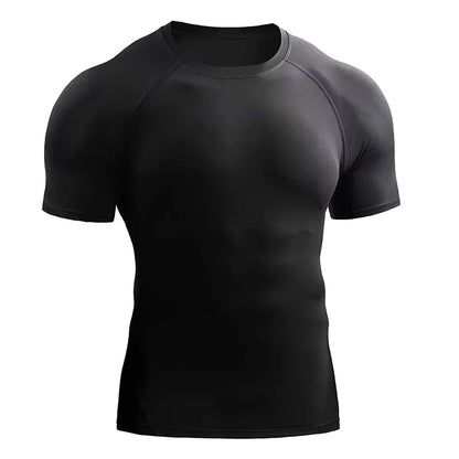 KOVYQ Men's Compression Training Tee | Quick-Dry Sport Shirt