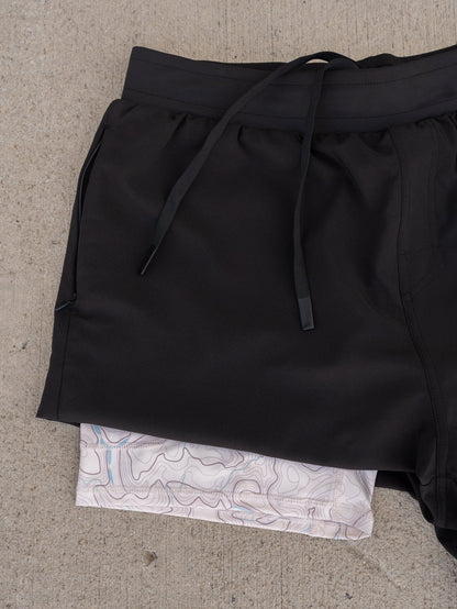 Alpha Country Hybrid Training Shorts – Black