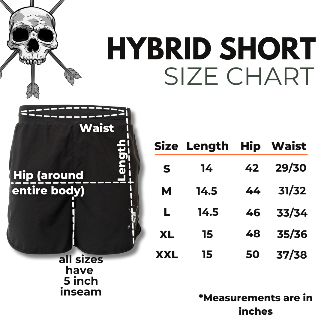 Alpha Country Hybrid Training Shorts – Black