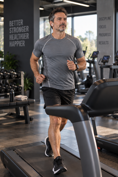 KOVYQ Men's Compression Training Tee | Quick-Dry Sport Shirt